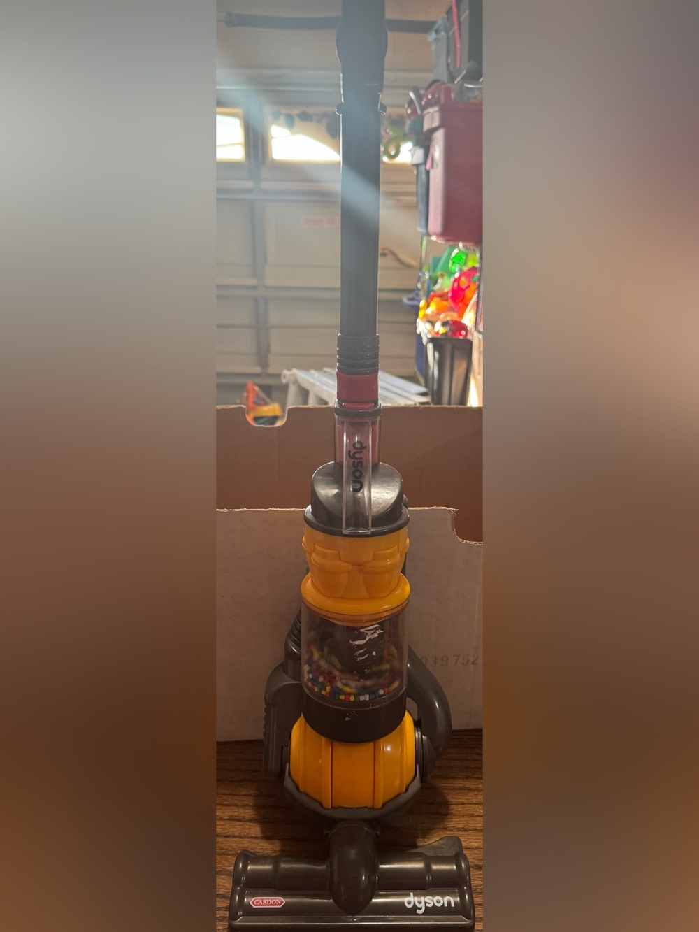 TOY Dyson Yellow and Black Vacuum